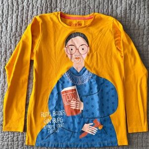 Piccolina RGB Trailblazers Long Sleeve Kids crewneck Ruth Bader Ginsburg